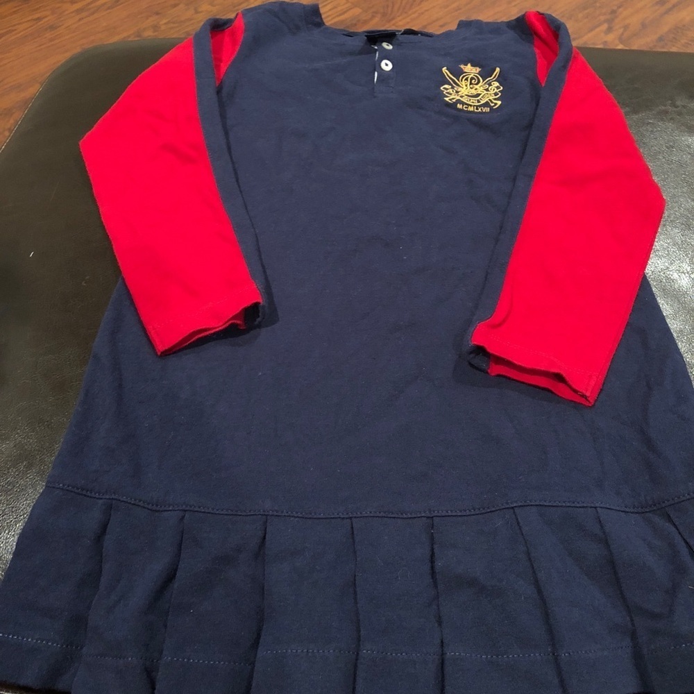 Ralph Lauren dress w/ pleated bottom skirt size 5 ❤️💙❤️💙